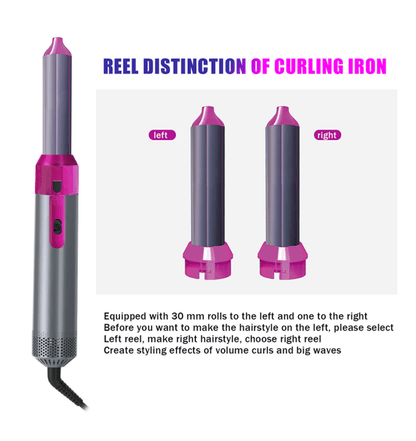 Hot Air Brush 5 in 1 Hot Air Brush Hair Dryer