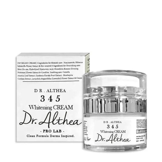 Dr.Althea 345 Relief Cream, Daily Face Moisturizer, Blemish Relief Care, Soothing Recovery & Moisture, Korean Vegan Skin Care for All Skin Types, 50ml (Pack of 1)